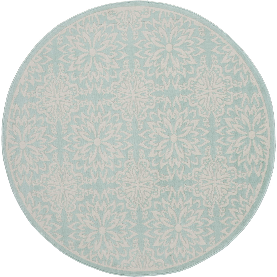 Jubilant Floral Medallion Area Rug