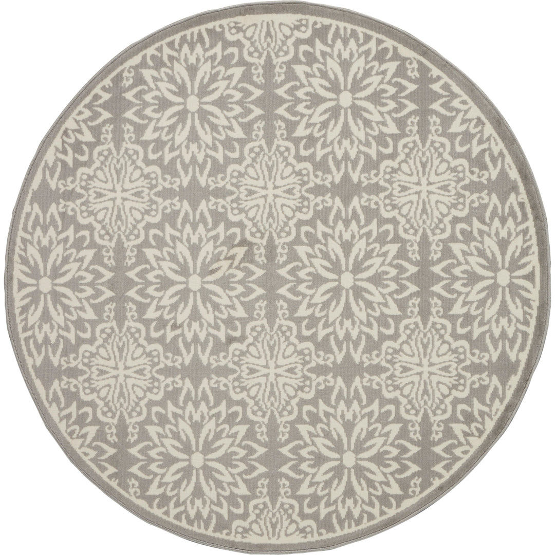 Jubilant Floral Medallion Area Rug