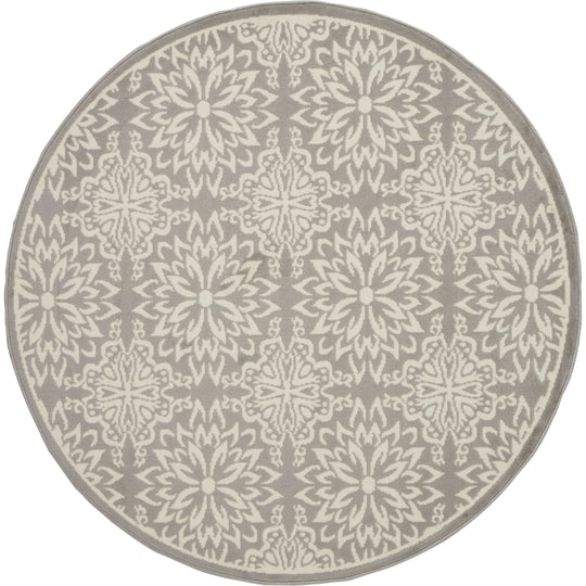 Jubilant Floral Medallion Area Rug