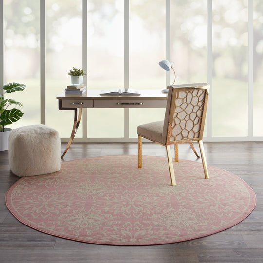 Jubilant Floral Medallion Area Rug
