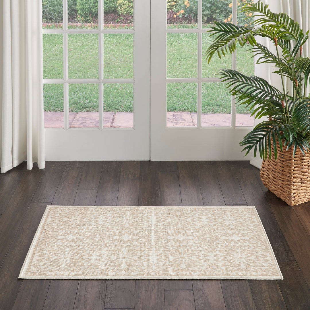Jubilant Floral Medallion Area Rug