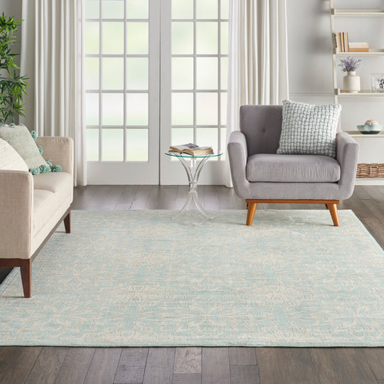 Jubilant Floral Medallion Area Rug