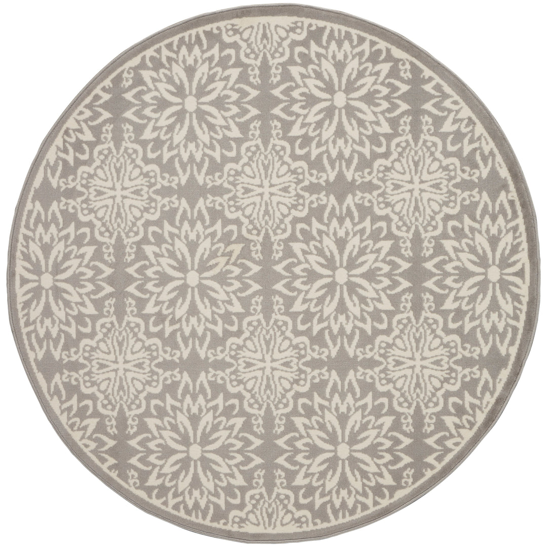 Jubilant Floral Medallion Area Rug