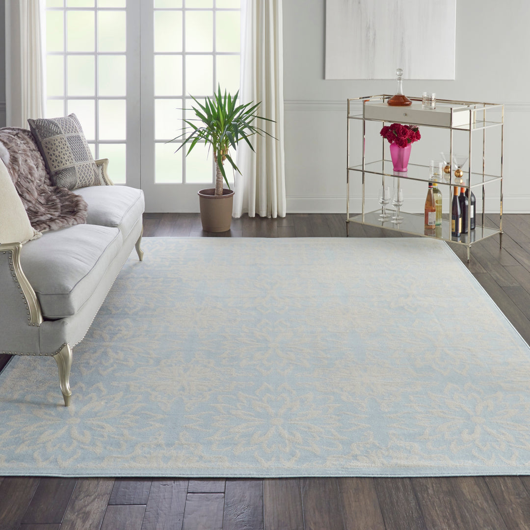 Jubilant Floral Medallion Area Rug