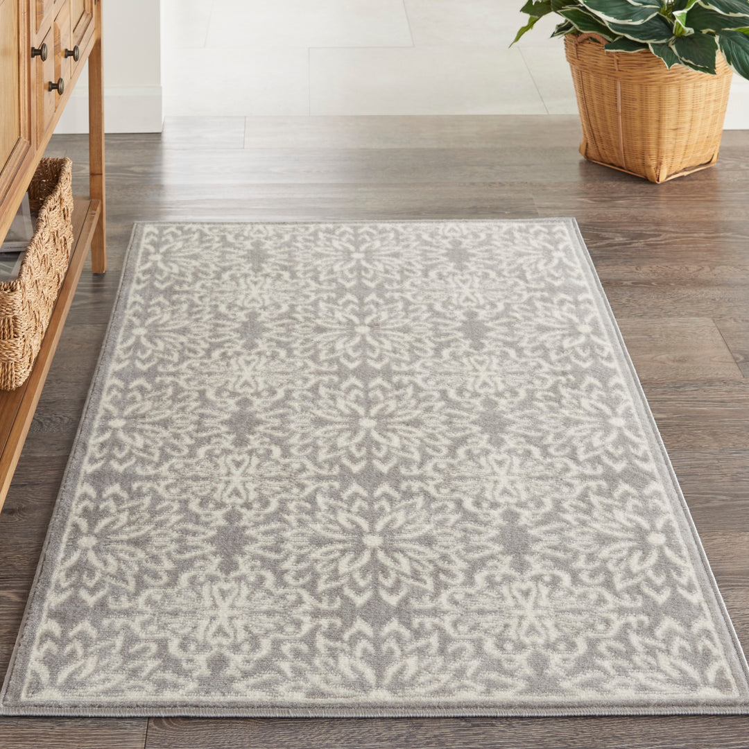 Jubilant Floral Medallion Area Rug