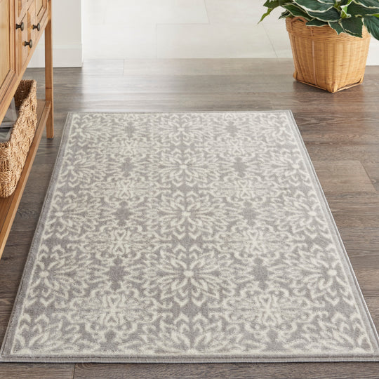Jubilant Floral Medallion Area Rug