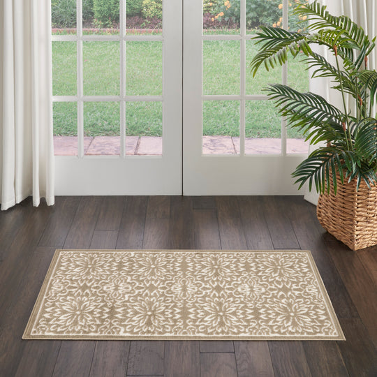 Jubilant Floral Medallion Area Rug