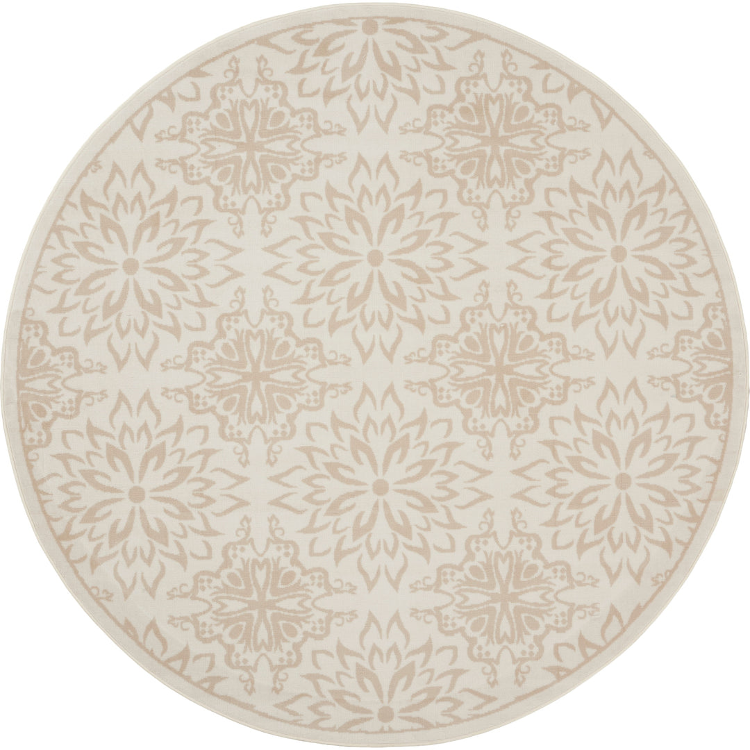 Jubilant Floral Medallion Area Rug