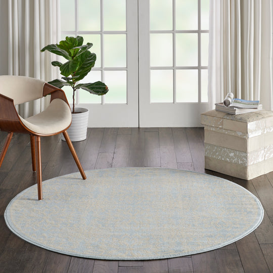 Jubilant Floral Medallion Area Rug