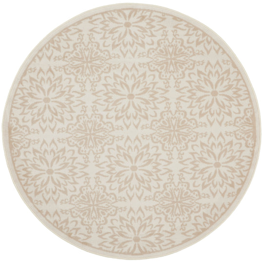 Jubilant Floral Medallion Area Rug