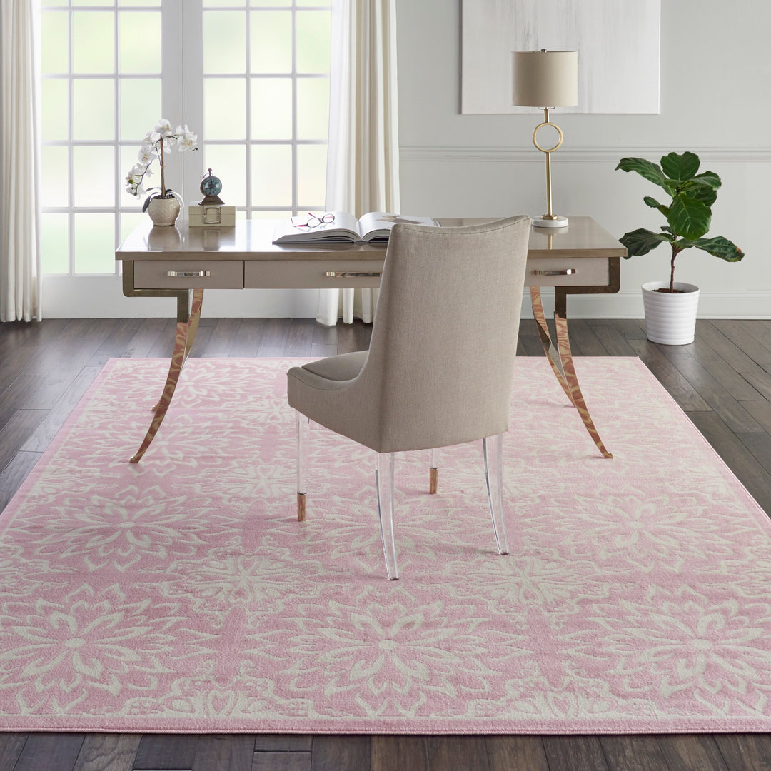 Jubilant Floral Medallion Area Rug