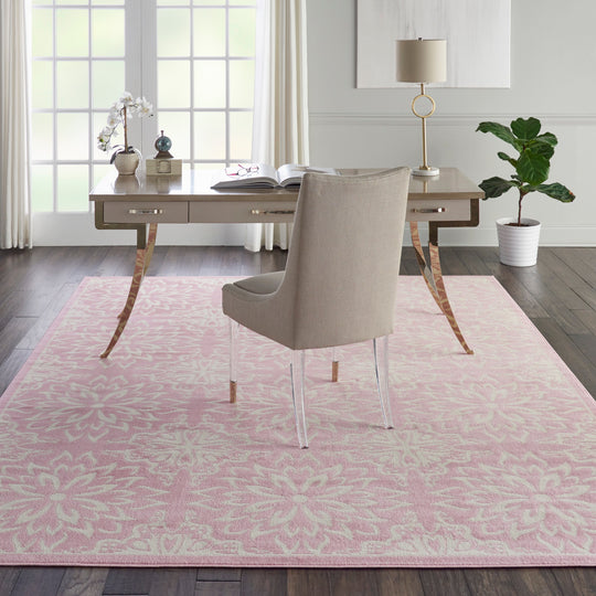 Jubilant Floral Medallion Area Rug