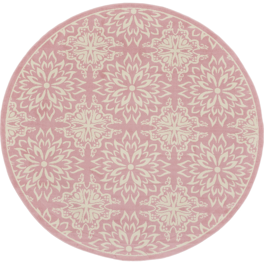Jubilant Floral Medallion Area Rug