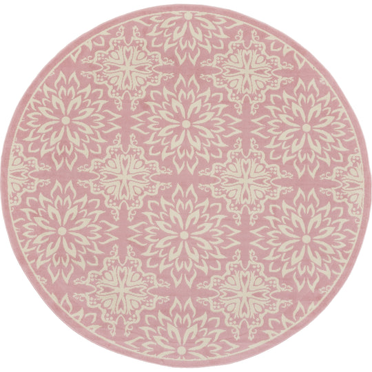 Jubilant Floral Medallion Area Rug