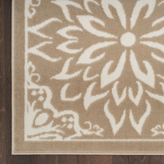 Jubilant Floral Medallion Area Rug