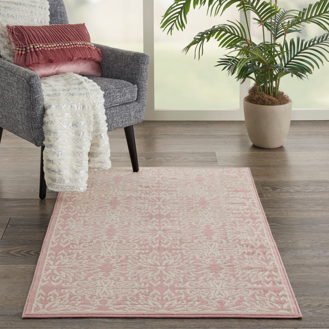 Jubilant Floral Medallion Area Rug