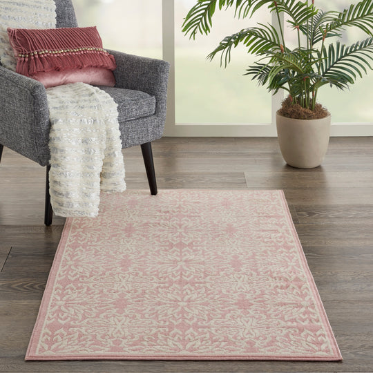 Jubilant Floral Medallion Area Rug
