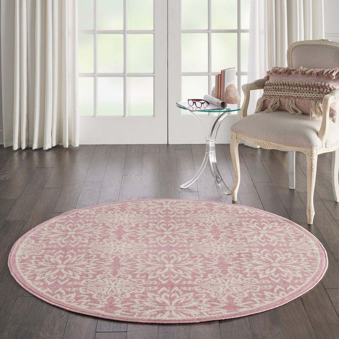 Jubilant Floral Medallion Area Rug