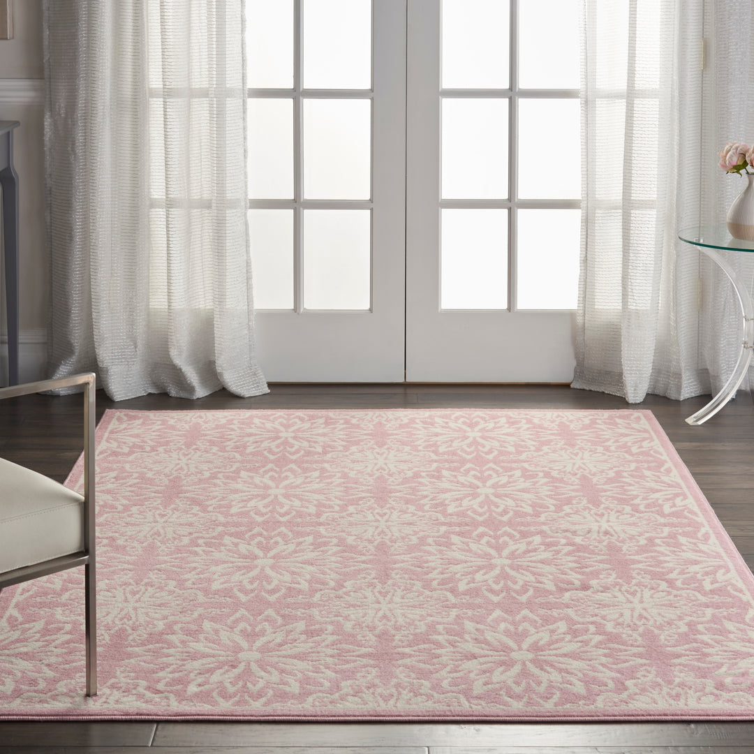 Jubilant Floral Medallion Area Rug