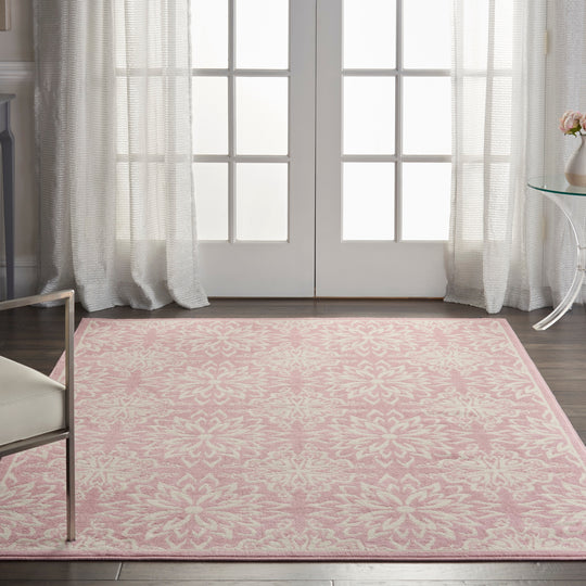 Jubilant Floral Medallion Area Rug