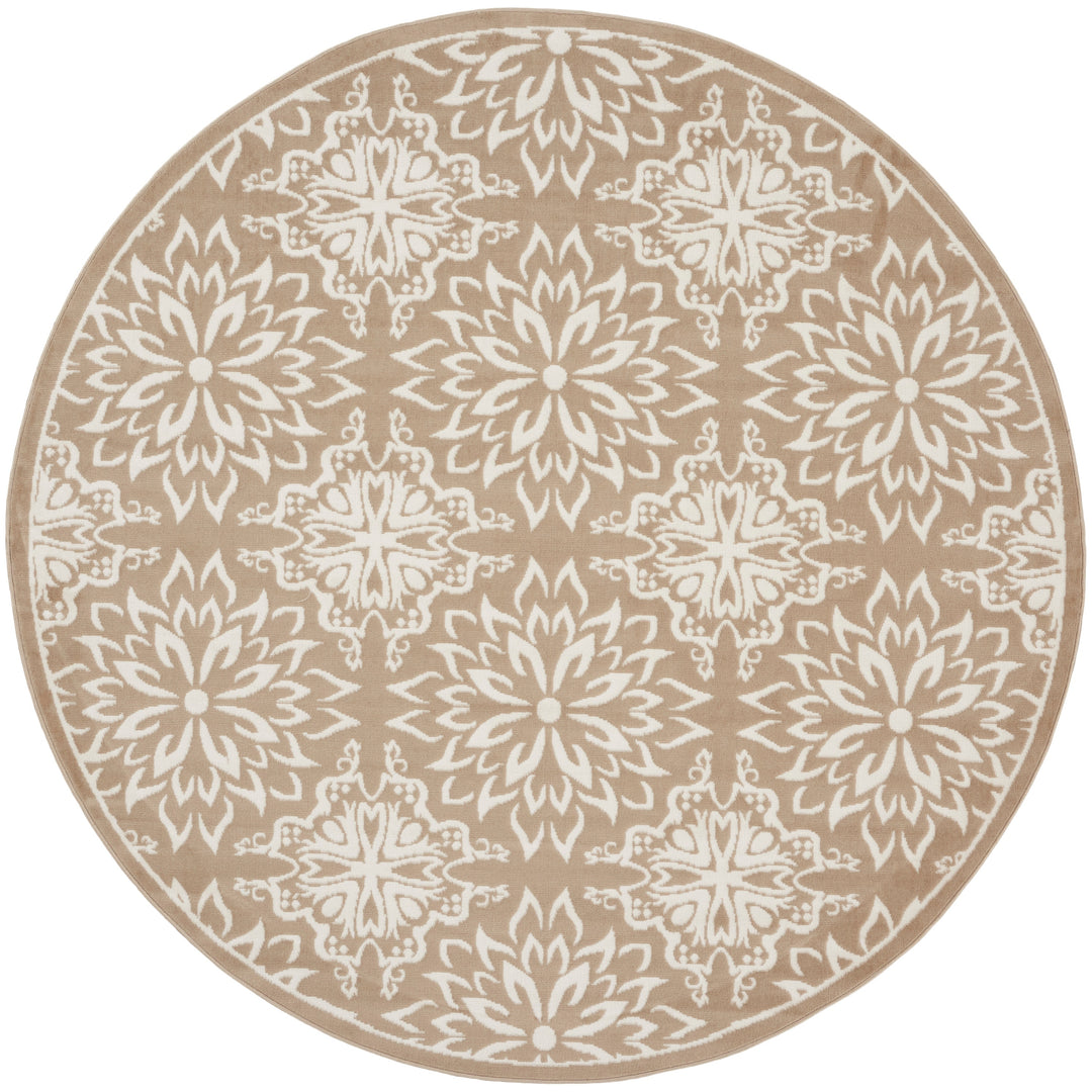 Jubilant Floral Medallion Area Rug
