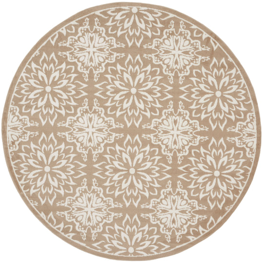 Jubilant Floral Medallion Area Rug