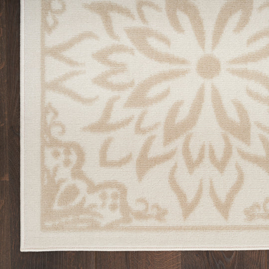 Jubilant Floral Medallion Area Rug
