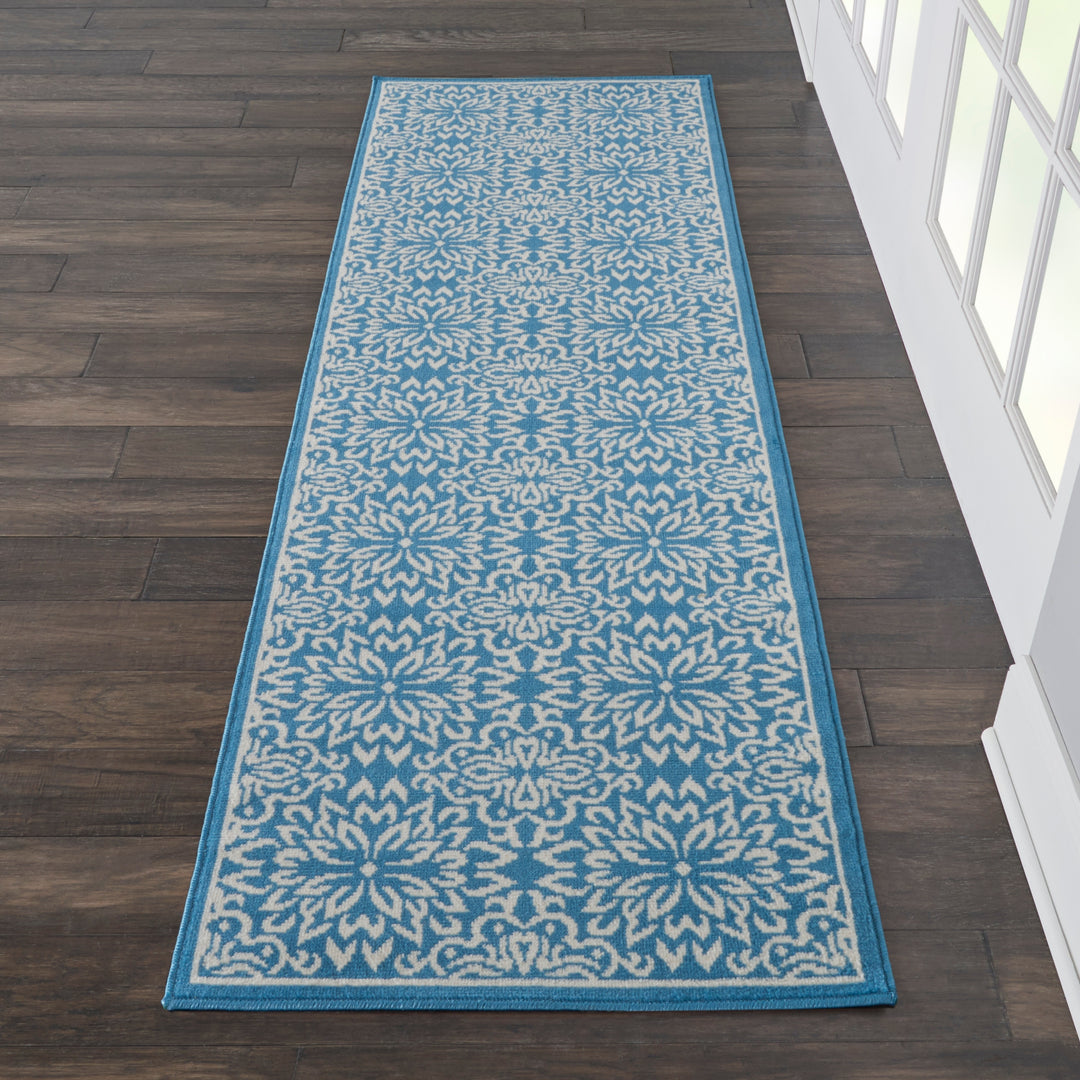 Jubilant Floral Medallion Area Rug
