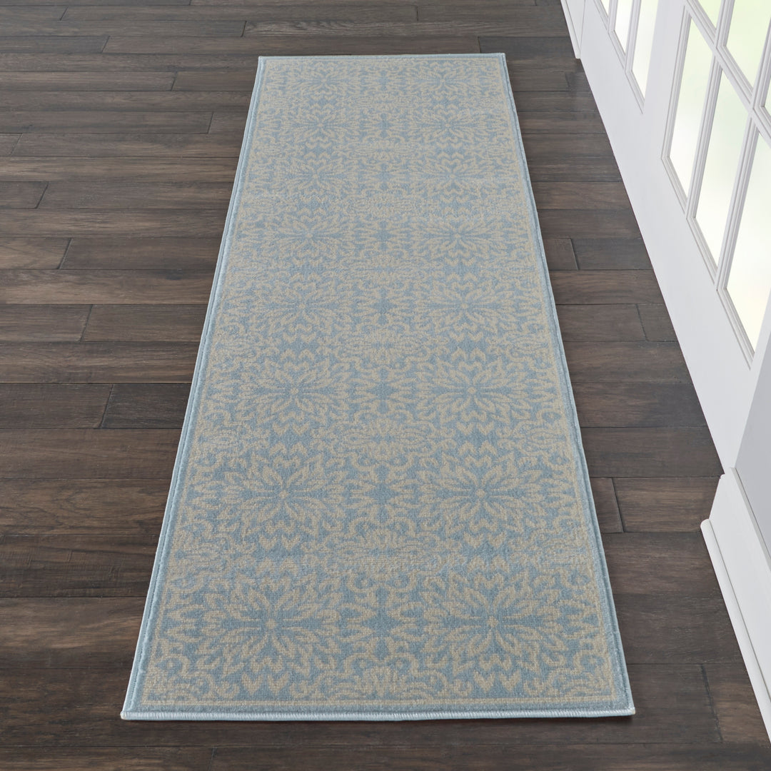 Jubilant Floral Medallion Area Rug