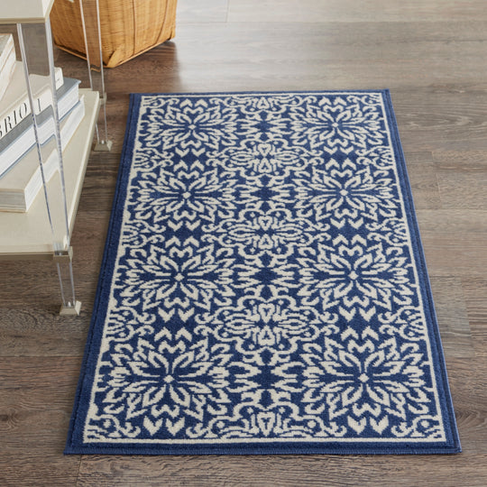 Jubilant Floral Medallion Area Rug