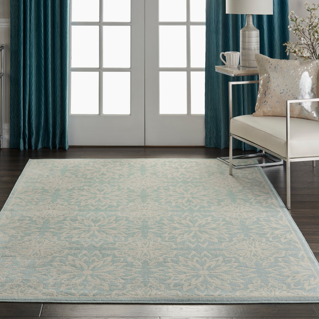 Jubilant Floral Medallion Area Rug