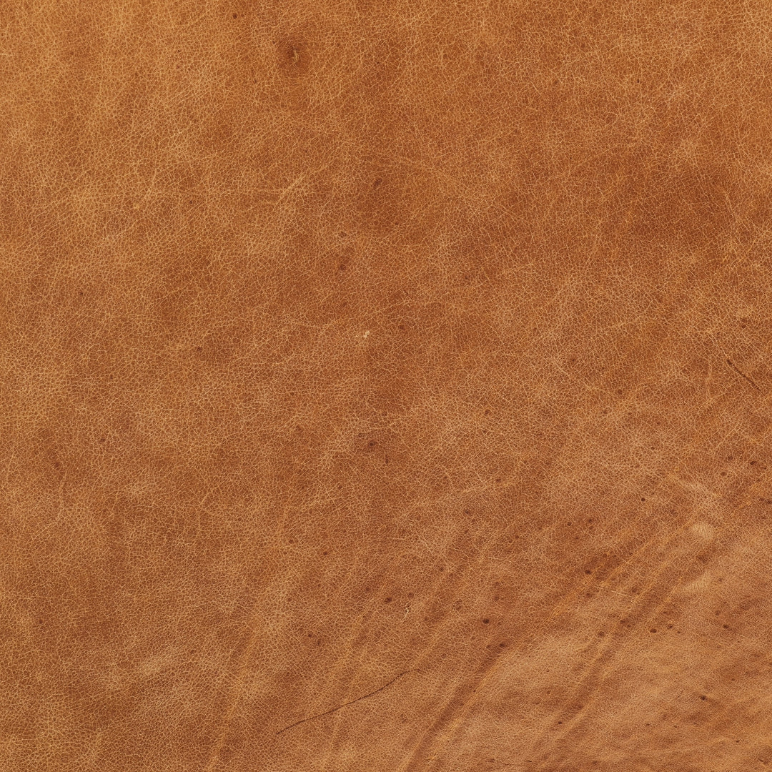 Poly & Bark Argan 93" Sofa in Cognac Tan - Full Grain Genuine Italian Leather