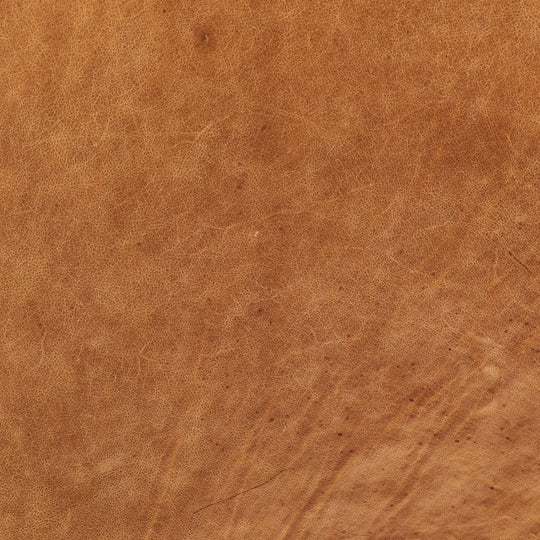 Poly & Bark Argan 93" Sofa in Cognac Tan - Full Grain Genuine Italian Leather