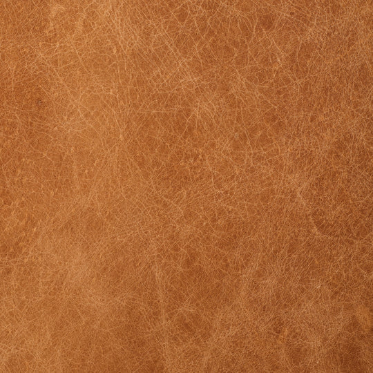 Poly & Bark Argan 93" Sofa in Cognac Tan - Full Grain Genuine Italian Leather