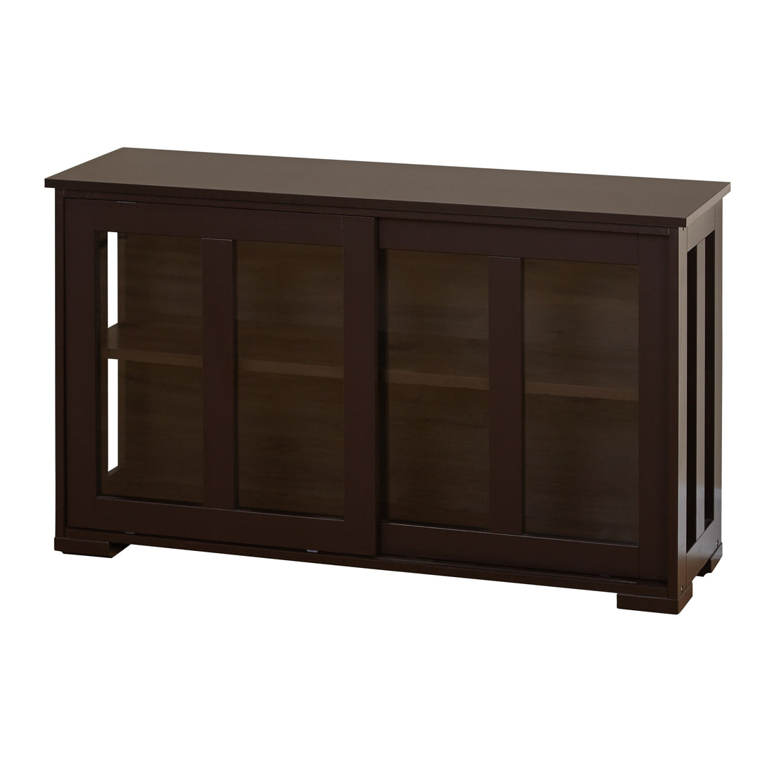Jefferson Sliding Glass Door Stackable China Cabinet
