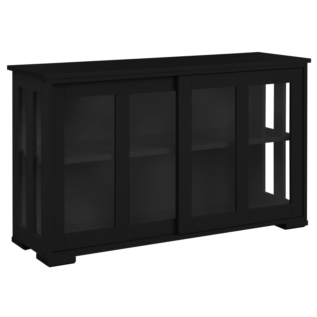 Jefferson Sliding Glass Door Stackable China Cabinet