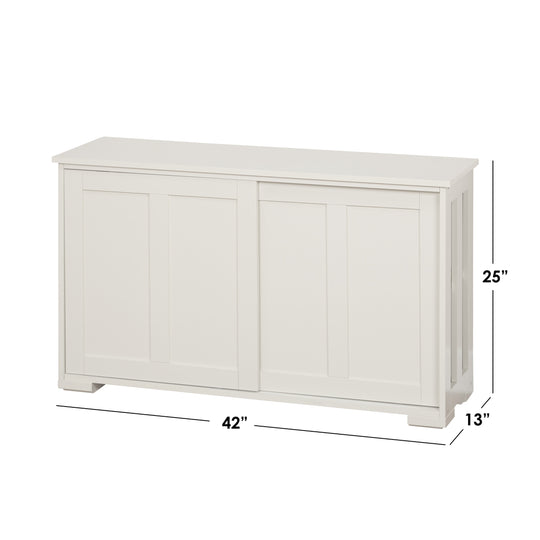 Jefferson Sliding Glass Door Stackable China Cabinet