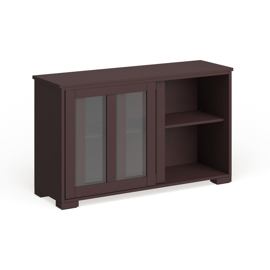 Jefferson Sliding Glass Door Stackable China Cabinet