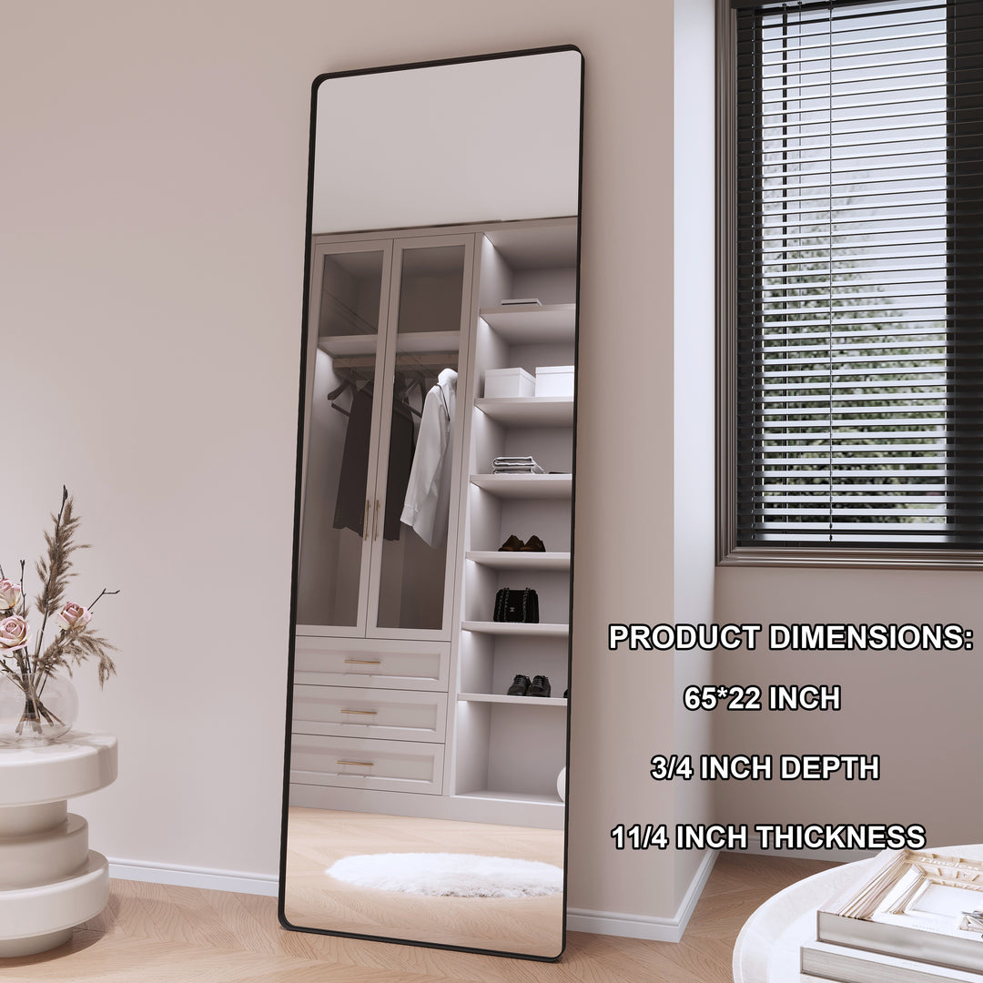 Quivaraview Rectangular Aluminum Framed Bathroom Vanity Mirror