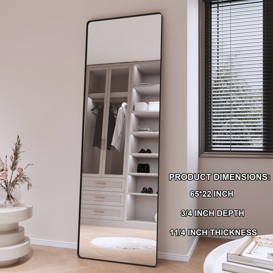 Quivaraview Rectangular Aluminum Framed Bathroom Vanity Mirror