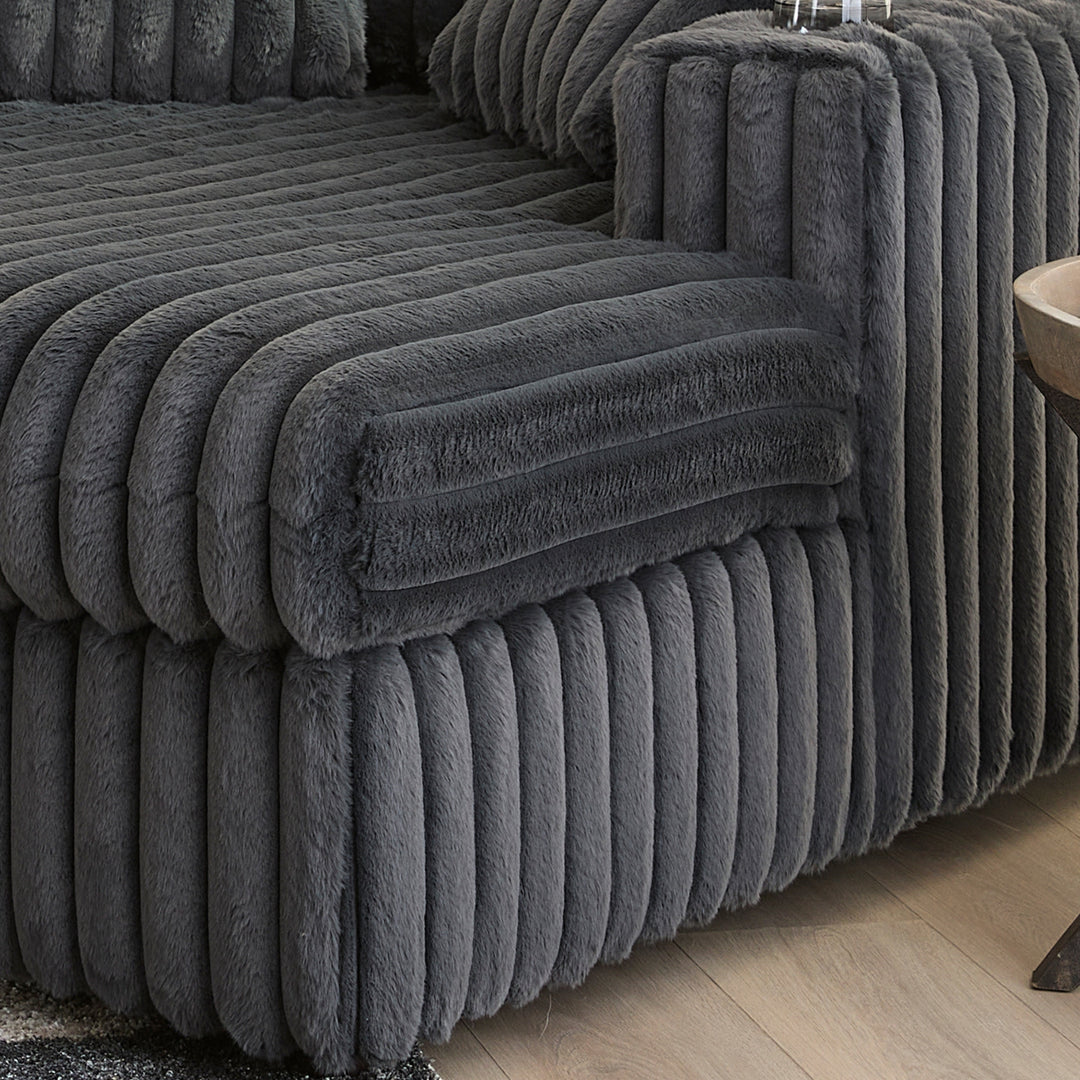 Belvoir Oversized Cuddle Chaise, with Cup Holders