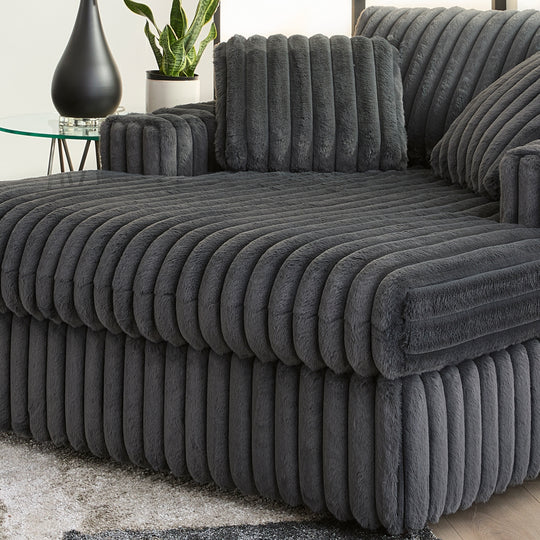 Belvoir Oversized Cuddle Chaise, with Cup Holders