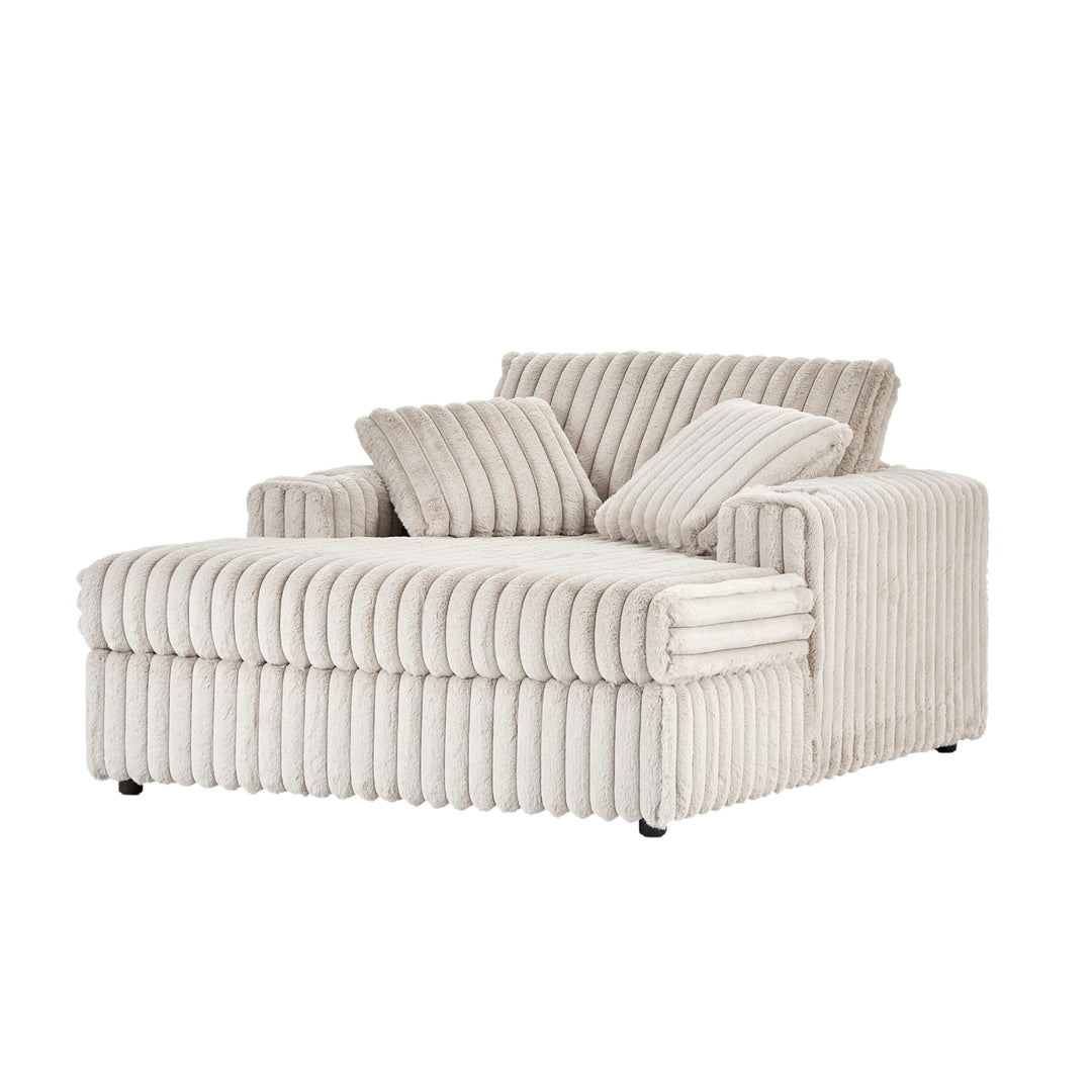 Belvoir Oversized Cuddle Chaise, with Cup Holders
