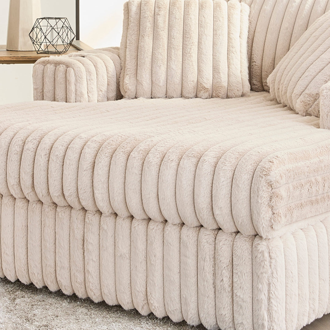 Belvoir Oversized Cuddle Chaise, with Cup Holders