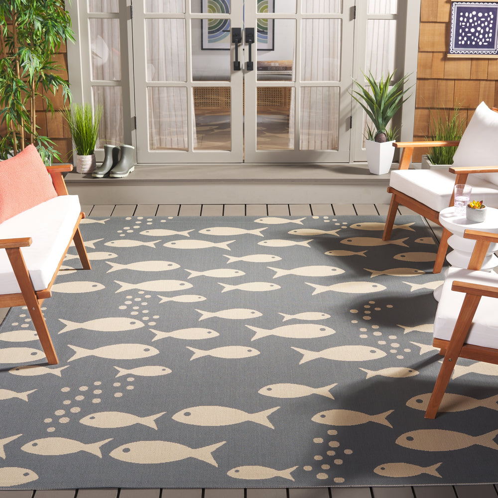 Courtyard Illa Indoor/ Outdoor Waterproof Patio Backyard Rug