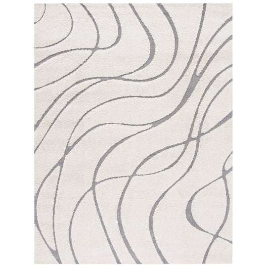 Florida Shag Sigtraud Abstract Waves 1.2-Inch Thick Rug