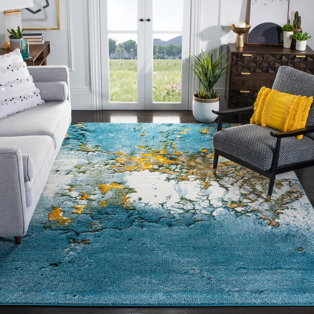 Glacier Stephaine Modern Abstract Rug
