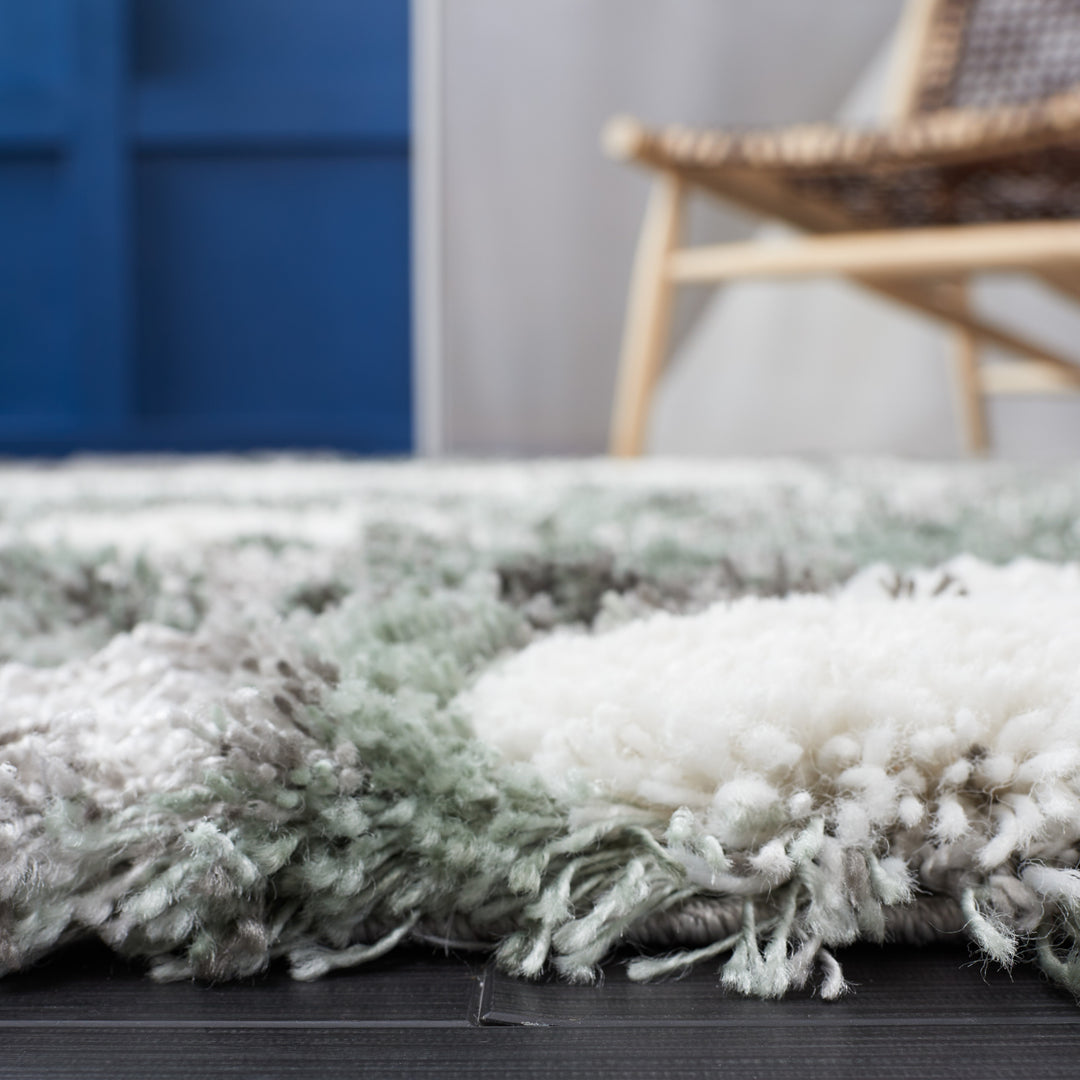 Horizon Shag Mukades Abstract 2.5-Inch Thick Rug