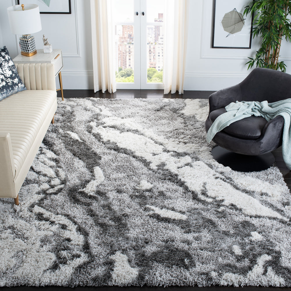 Horizon Shag Mukades Abstract 2.5-Inch Thick Rug