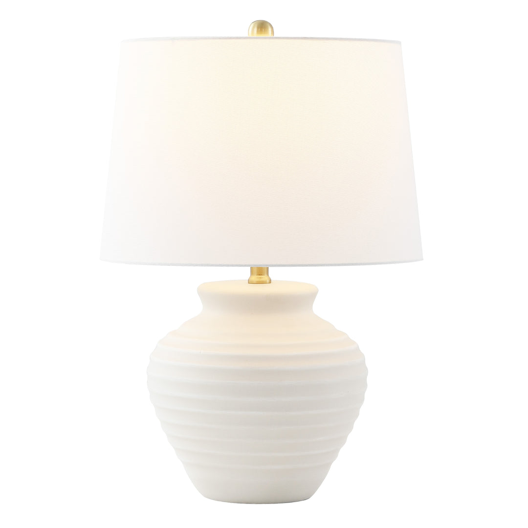 Lighting 22.5-Inch Ledger Ceramic Table Lamp. - 15"W X 15"D X 23"H